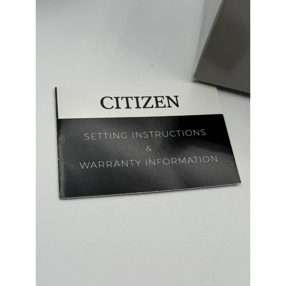 Citizen Eco-Drive EM0284-51N Women's MOP Diamond Two Tone Watch NOS Box